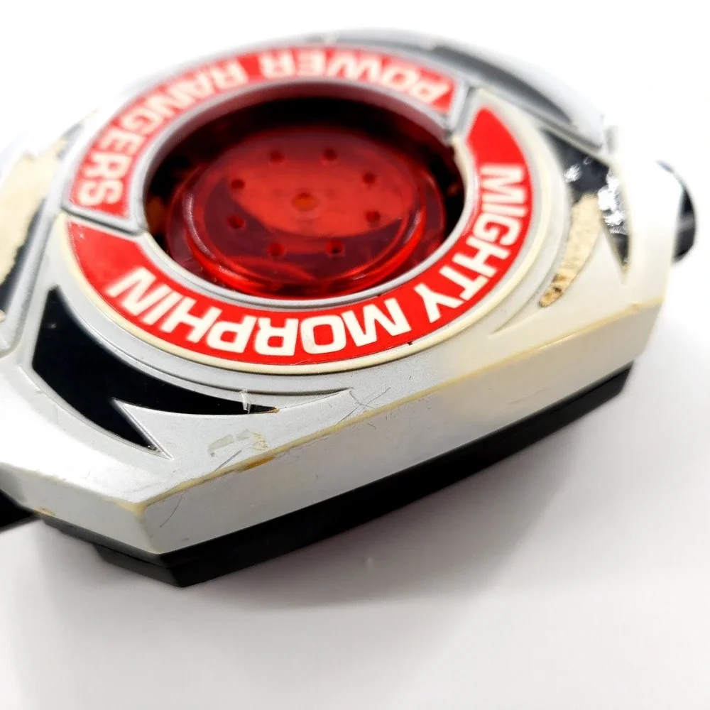 Vtg Mighty Morphin Power Rangers Electronic Power Gun/Sword & Morpher Works
